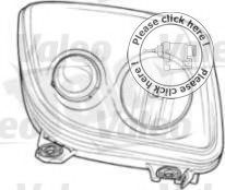 VALEO 085381 Headlight